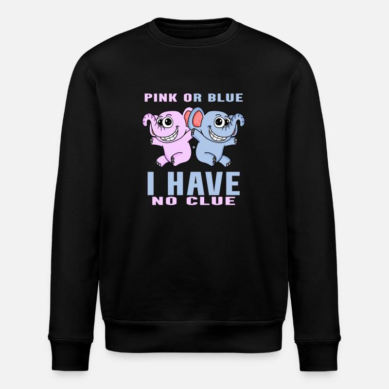 Rose ou bleu - Sweat bio ROLLER Stanley/Stella Unisexe - noir