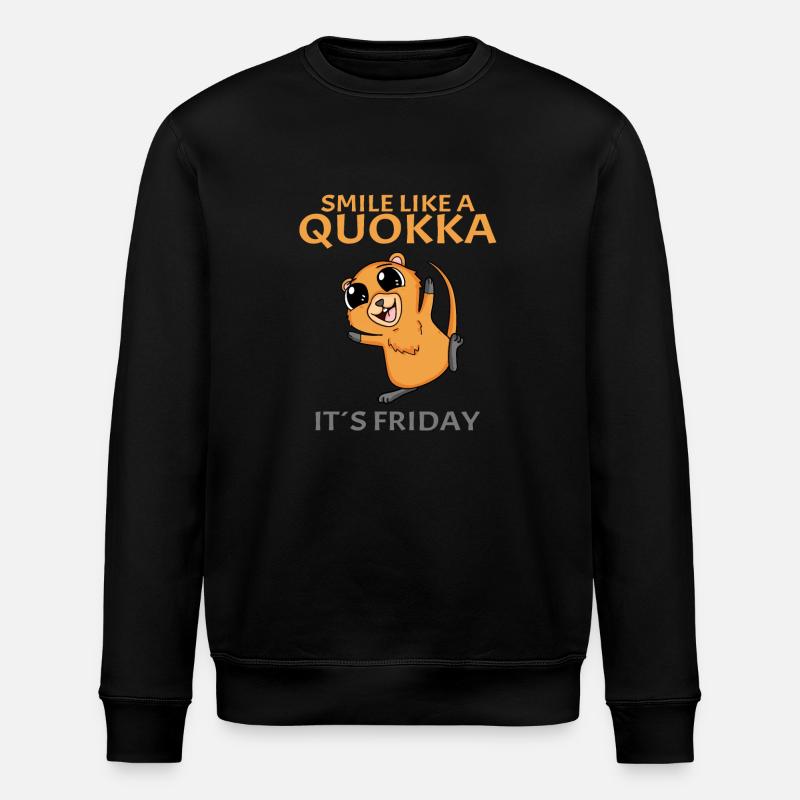 Quokka - Sweat bio ROLLER Stanley/Stella Unisexe - noir