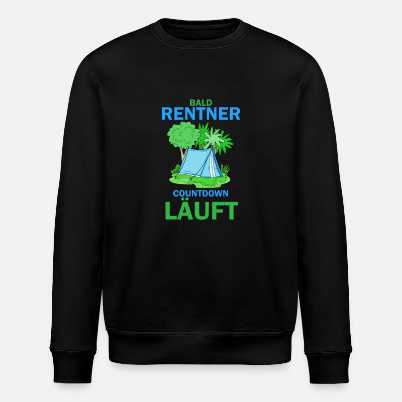 Rentner Countdown - Stanley/Stella Unisex Bio-Sweatshirt ROLLER - Schwarz