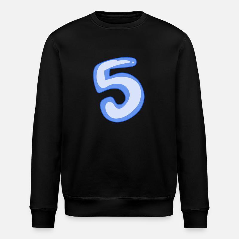 5 Bleu - Sweat bio ROLLER Stanley/Stella Unisexe - noir