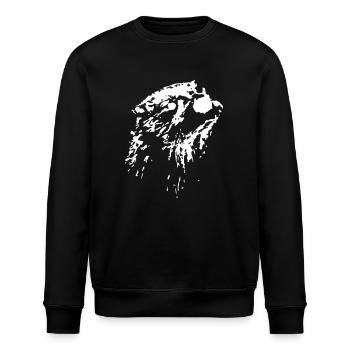 Tout simplement Otter - Sweat bio ROLLER Stanley/Stella Unisexe - noir - Devant - Nik (191cm)