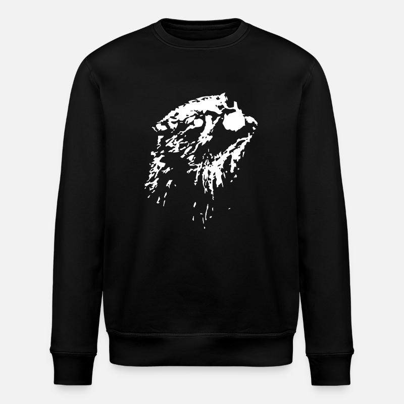 SimplyOtter - Stanley/Stella Unisex Bio-Sweatshirt ROLLER - Schwarz
