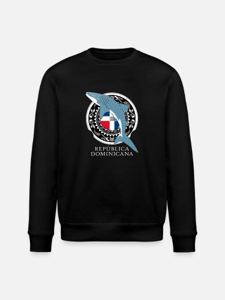 Whale shark Dominican Republic - Stanley/Stella ROLLER Unisex Organic Sweatshirt - black