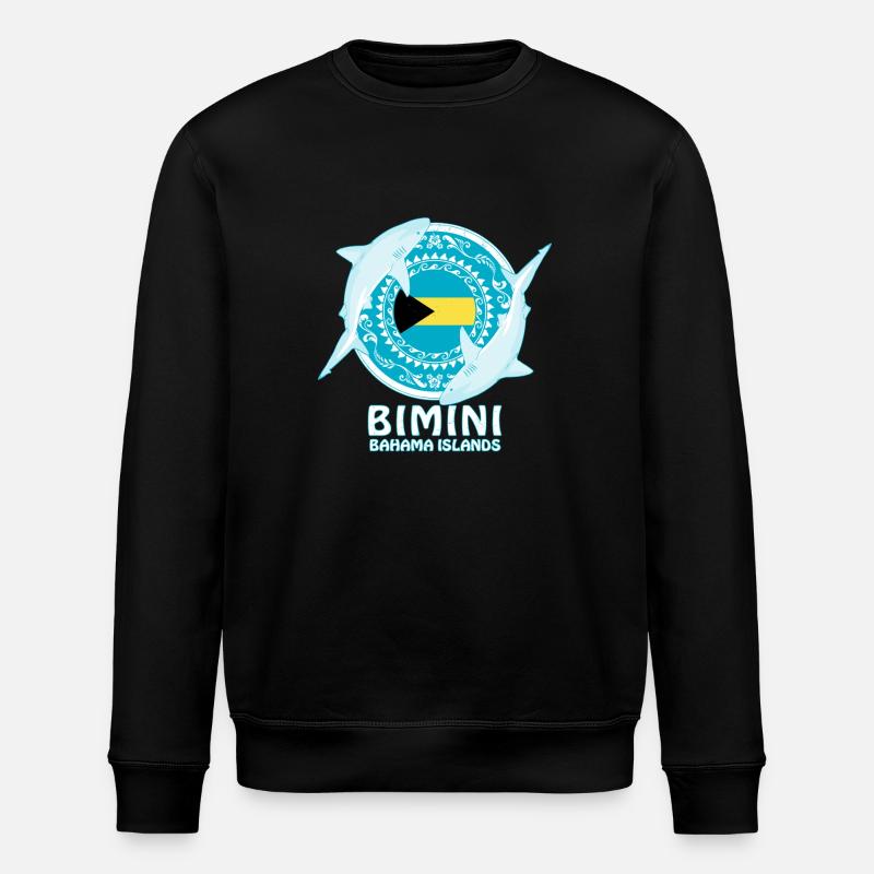 Bimini Bullenhai - Stanley/Stella Unisex Bio-Sweatshirt ROLLER - Schwarz