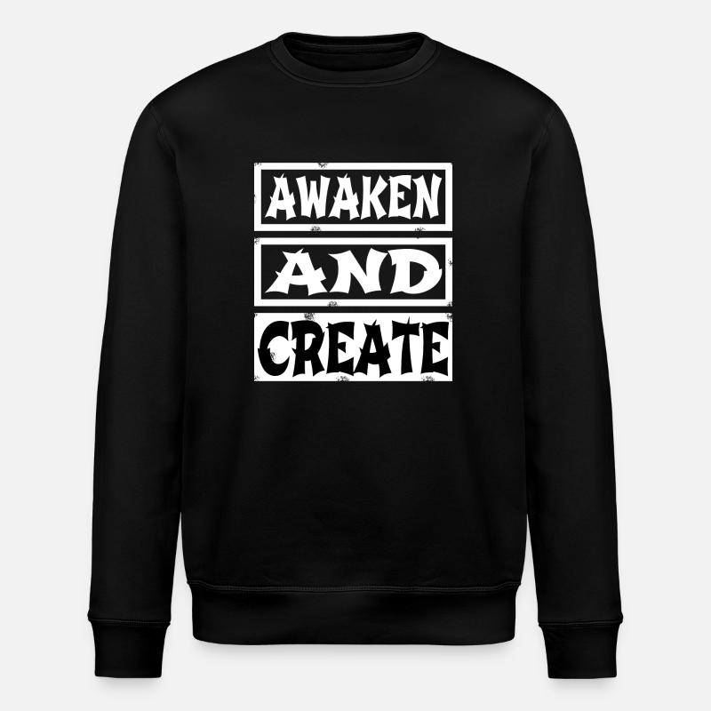 inner enlightenment jokes present - Stanley/Stella Unisex Bio-Sweatshirt ROLLER - Schwarz