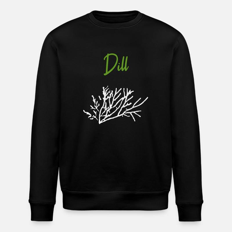 Dill Herbs - Stanley/Stella ROLLER Unisex Organic Sweatshirt - black