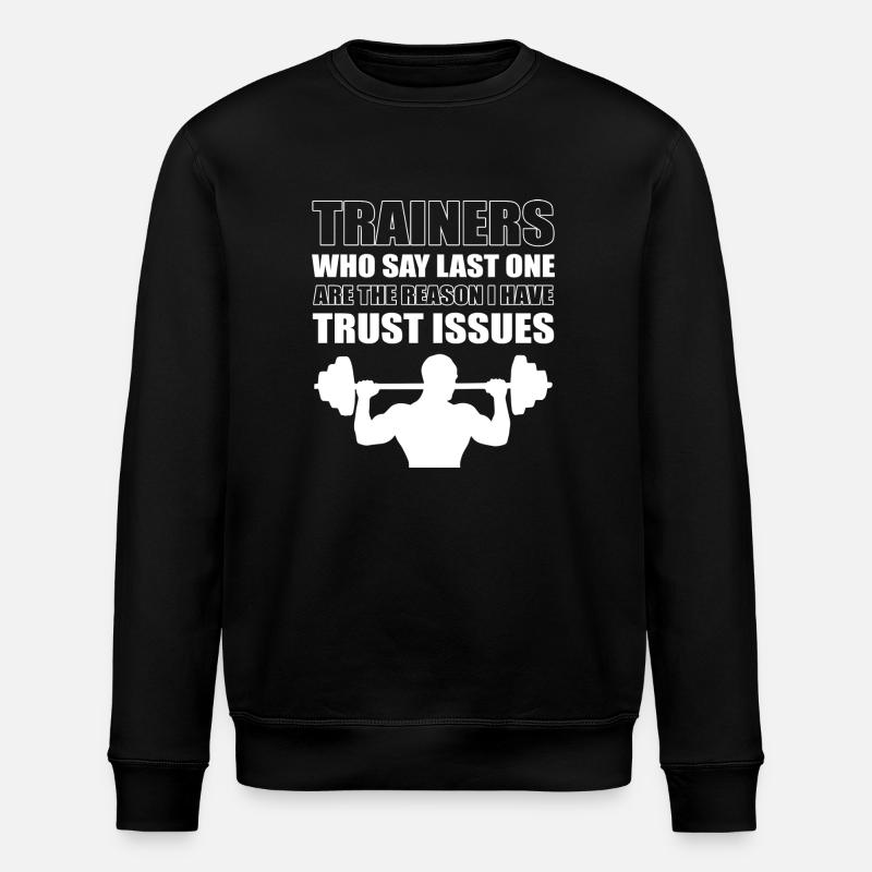 Fitnesstrainer - Stanley/Stella Unisex Bio-Sweatshirt ROLLER - Schwarz