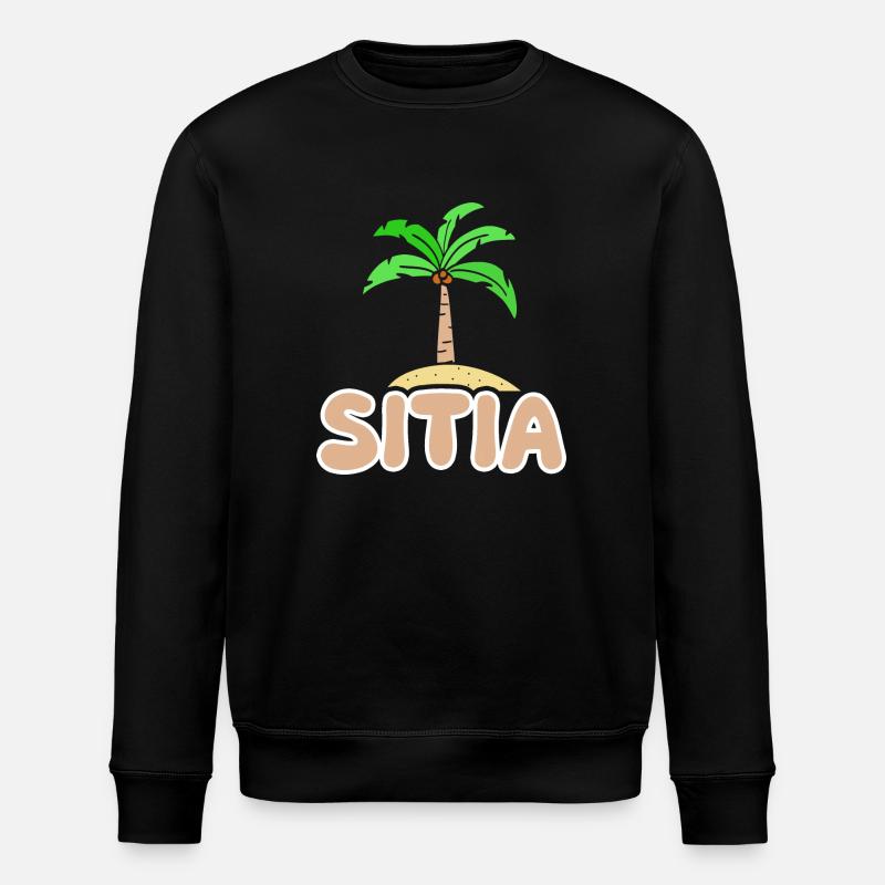 Sitia Sitia - Stanley/Stella Unisex Bio-Sweatshirt ROLLER - Schwarz