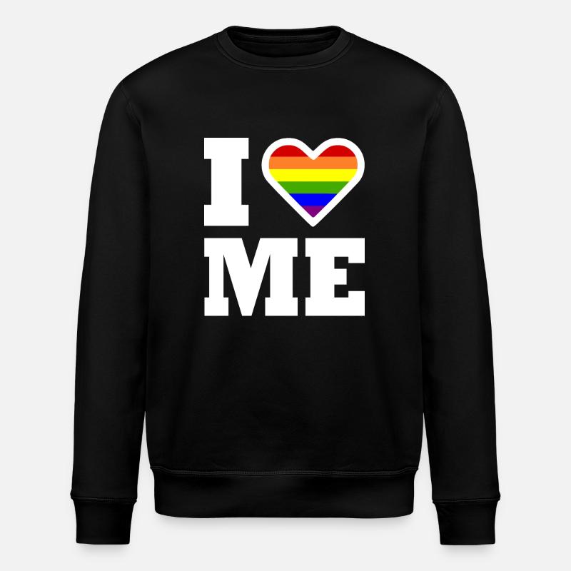 I love me - Stanley/Stella Unisex Bio-Sweatshirt ROLLER - Schwarz