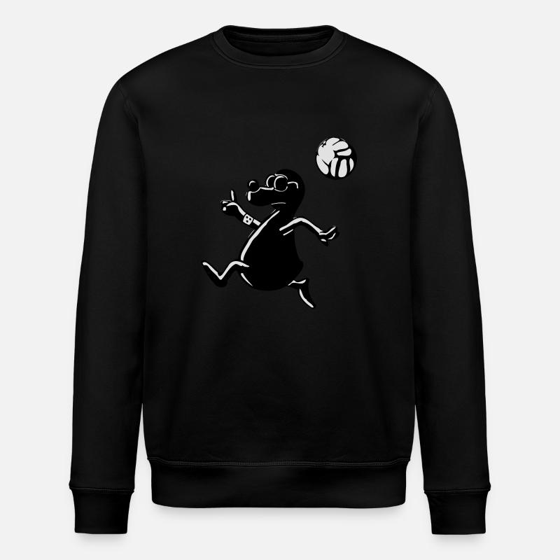 Maulwurf 3 - Stanley/Stella Unisex Bio-Sweatshirt ROLLER - Schwarz