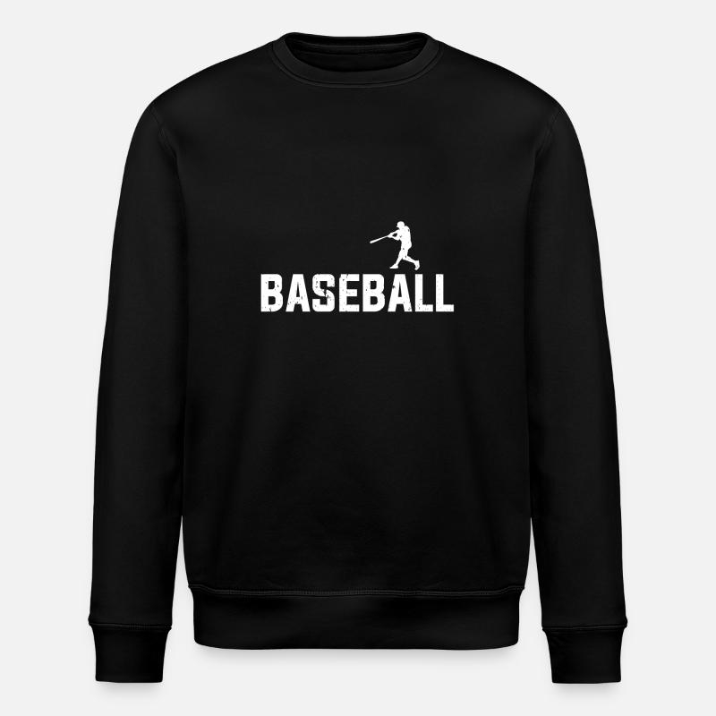 baseball - Stanley/Stella ROLLER Unisex Organic Sweatshirt - black