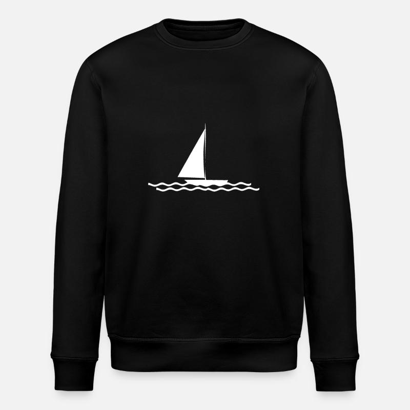 sailing - Stanley/Stella ROLLER Unisex Organic Sweatshirt - black