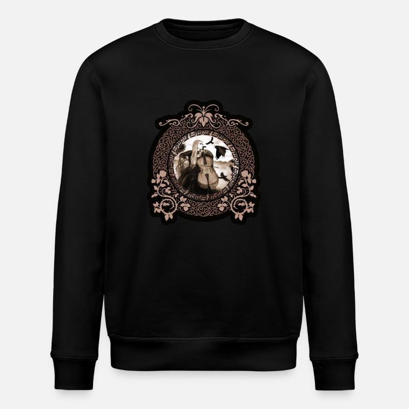 Gothic - Stanley/Stella Unisex Bio-Sweatshirt ROLLER - Schwarz