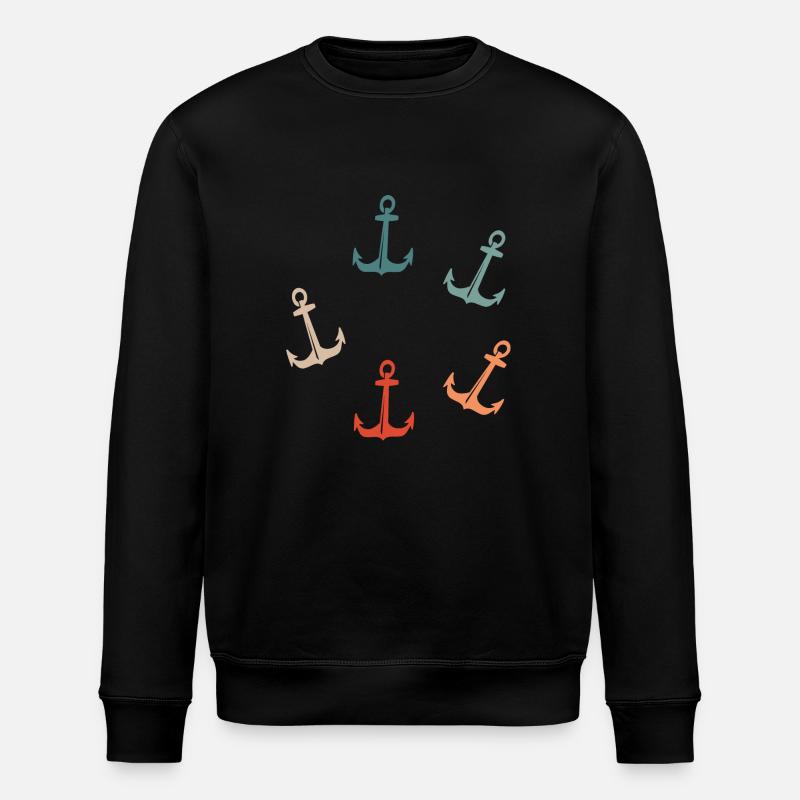 Kapitän Anker Boot Retro - Stanley/Stella Unisex Bio-Sweatshirt ROLLER - Schwarz