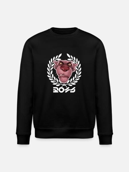 Boxy Panther - Stanley/Stella ROLLER Unisex Organic Sweatshirt - black