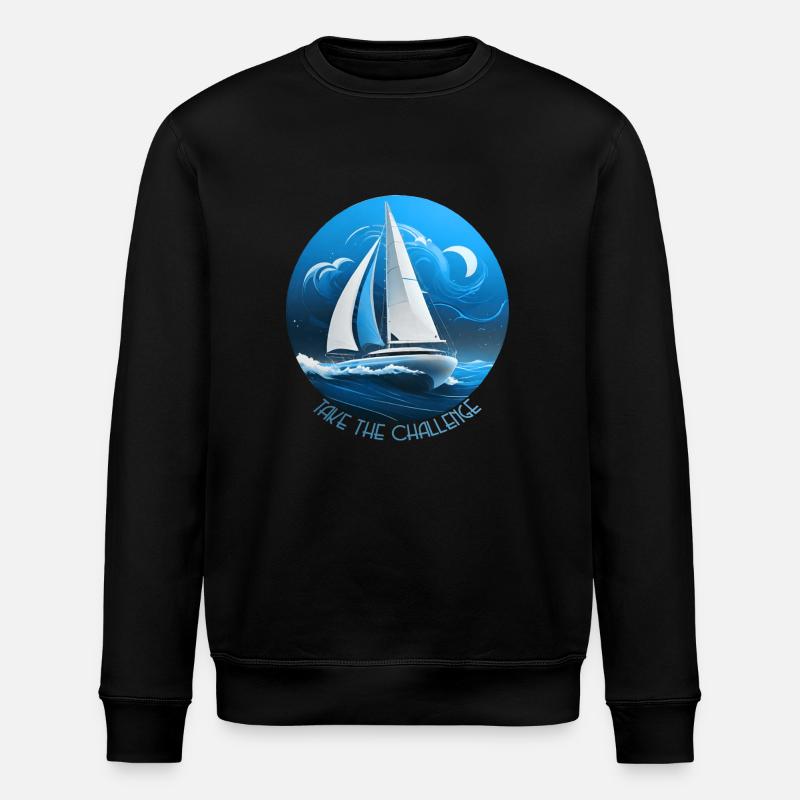 Take the challenge - Stanley/Stella ROLLER Unisex Organic Sweatshirt - black