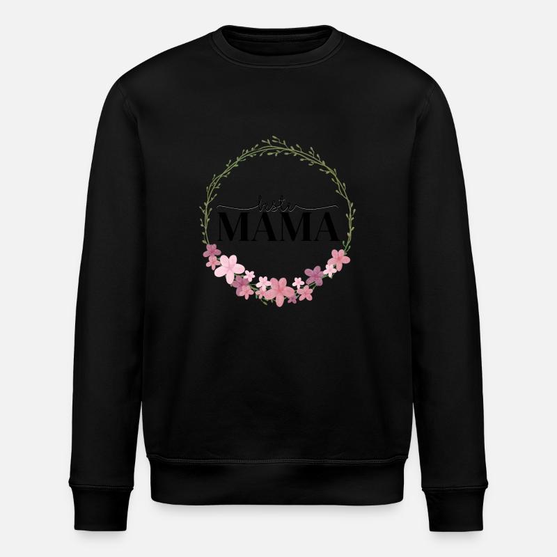 Beste Mama - Stanley/Stella Unisex Bio-Sweatshirt ROLLER - Schwarz
