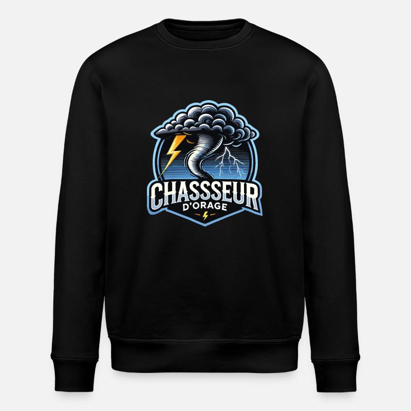 chasseur d'orage - Sweat bio ROLLER Stanley/Stella Unisexe - noir