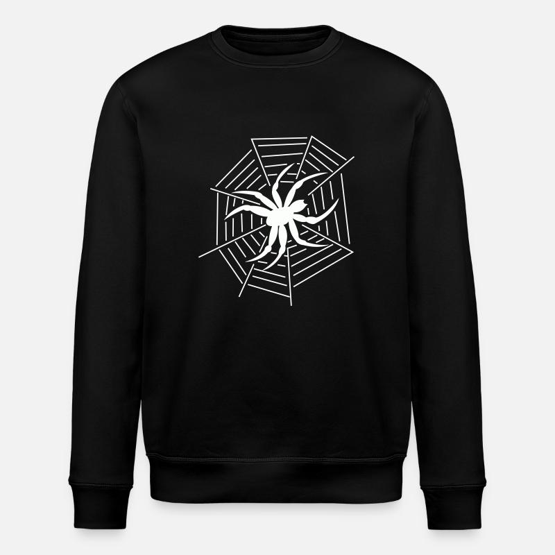 Spinne Spider - Stanley/Stella Unisex Bio-Sweatshirt ROLLER - Schwarz