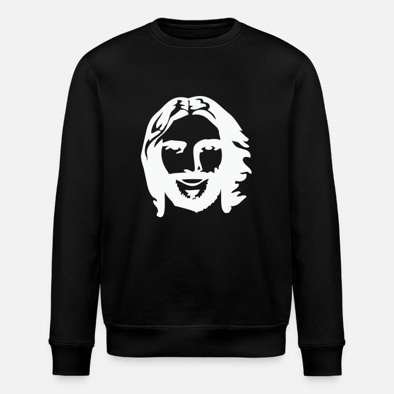 Jesus - Stanley/Stella ROLLER Unisex Organic Sweatshirt - black