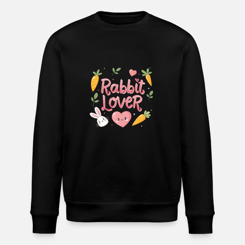 Amoureux des lapins - Sweat bio ROLLER Stanley/Stella Unisexe - noir