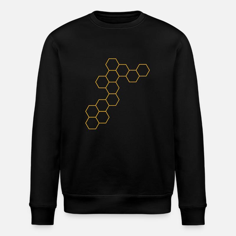 Waben - Stanley/Stella Unisex Bio-Sweatshirt ROLLER - Schwarz