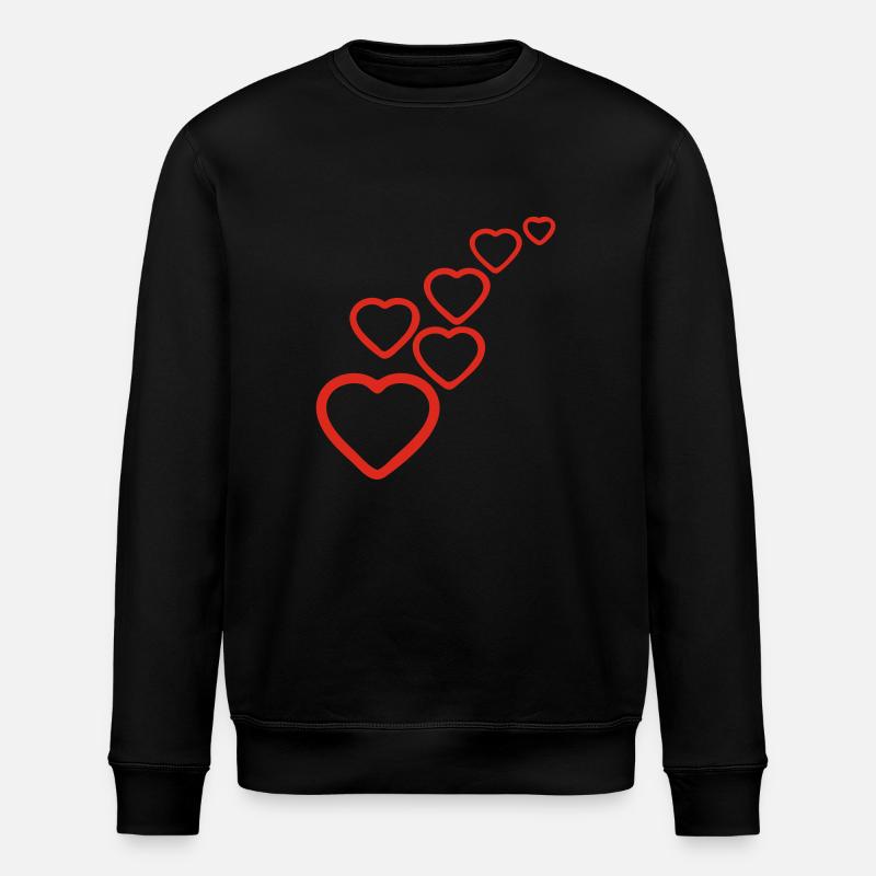 Valentin Herzen - Stanley/Stella Unisex Bio-Sweatshirt ROLLER - Schwarz