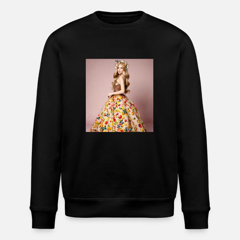 Tolles Kleid - Stanley/Stella Unisex Bio-Sweatshirt ROLLER - Schwarz