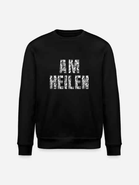 Am heilen - Shirt - Stanley/Stella ROLLER Unisex Organic Sweatshirt - black