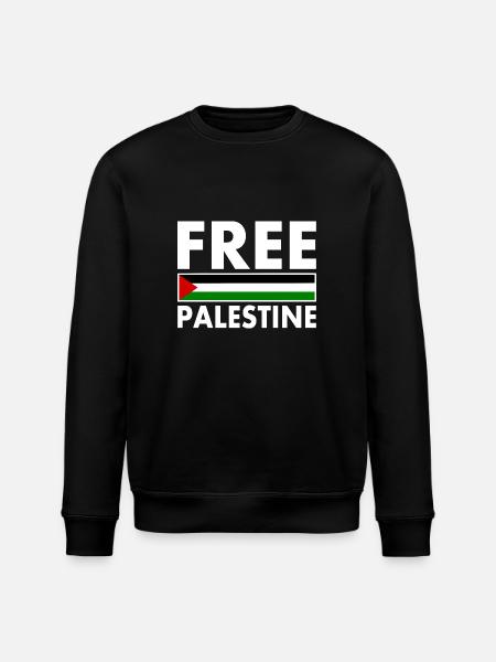 Free palestine - Stanley/Stella ROLLER Unisex Organic Sweatshirt - black