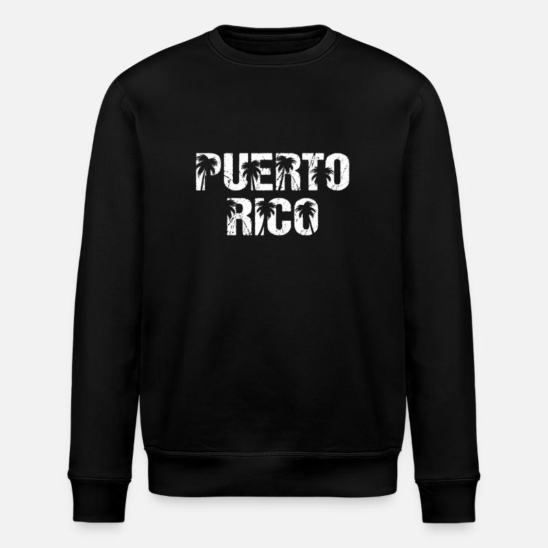 Palmiers de Porto Rico - Sweat bio ROLLER Stanley/Stella Unisexe - noir