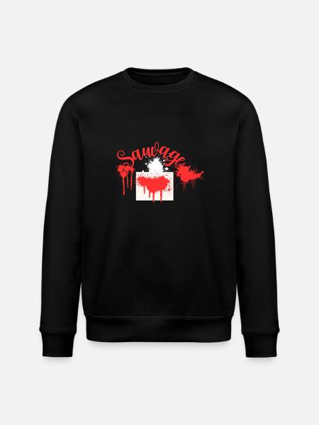 WILD - Stanley/Stella ROLLER Unisex Organic Sweatshirt - black