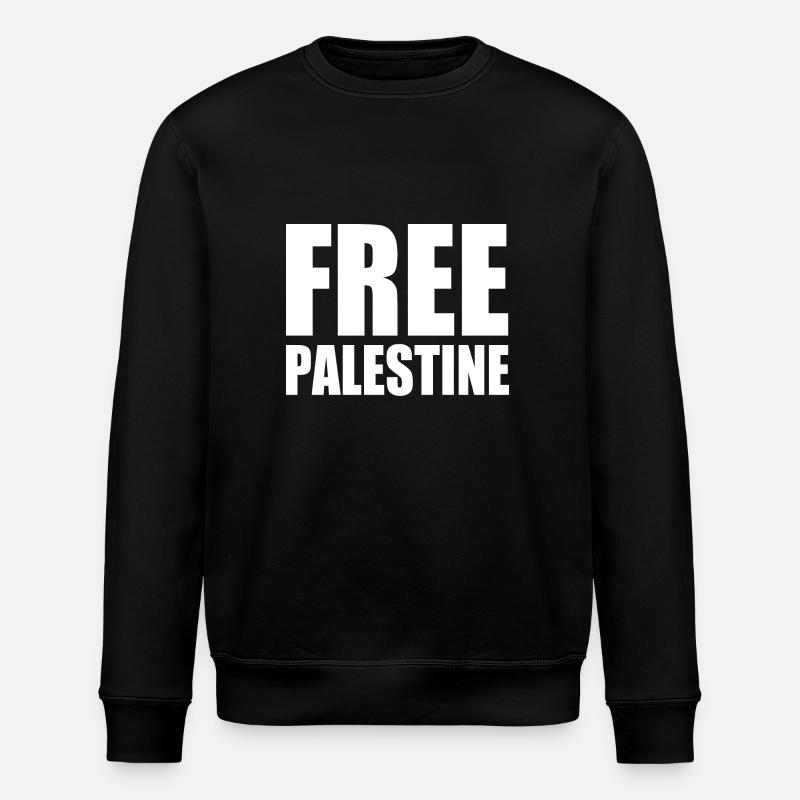 Free palestine - Stanley/Stella ROLLER Unisex Organic Sweatshirt - black