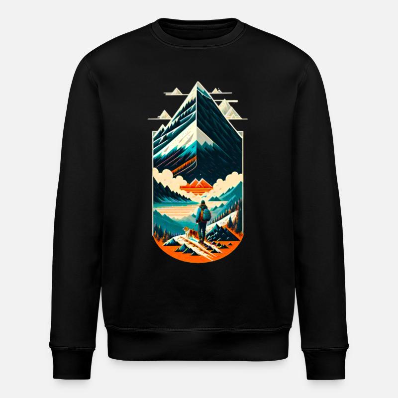 Envie de voyager 01 - Sweat bio ROLLER Stanley/Stella Unisexe - noir