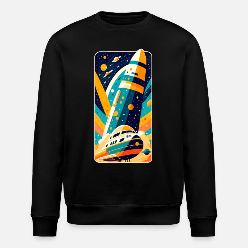 Space Shuttle - Stanley/Stella Unisex Bio-Sweatshirt ROLLER - Schwarz