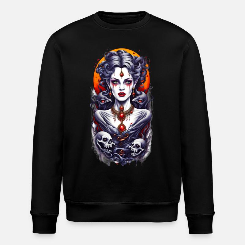 Witches 01 - Stanley/Stella ROLLER Unisex Organic Sweatshirt - black