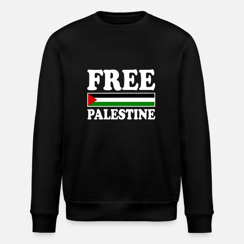 Free palestine - Sweat bio ROLLER Stanley/Stella Unisexe - noir