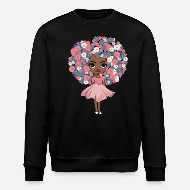 Afro-Américains Afrique - Sweat bio ROLLER Stanley/Stella Unisexe - noir
