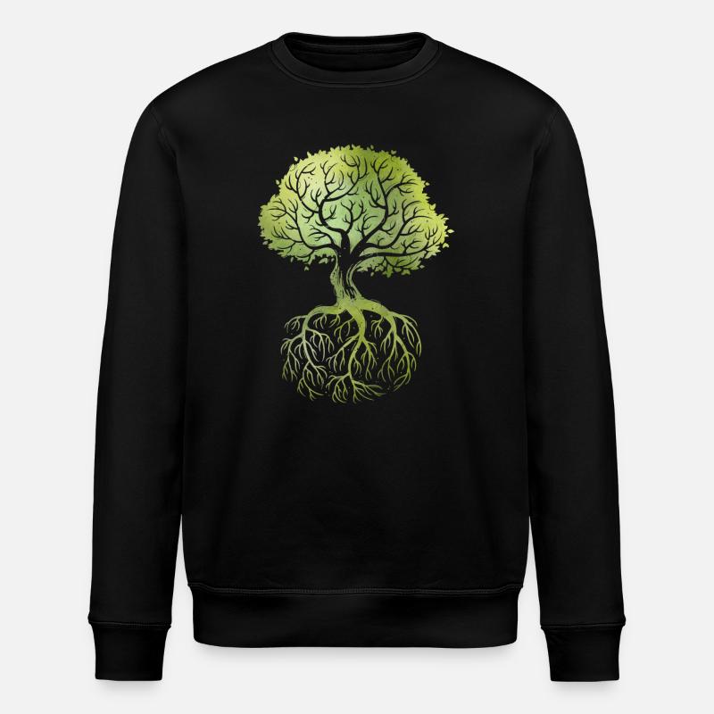 Roots - Sweat bio ROLLER Stanley/Stella Unisexe - noir