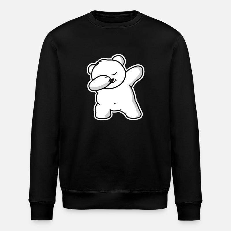Winter Baer Eisbaer Dab - Sweat bio ROLLER Stanley/Stella Unisexe - noir
