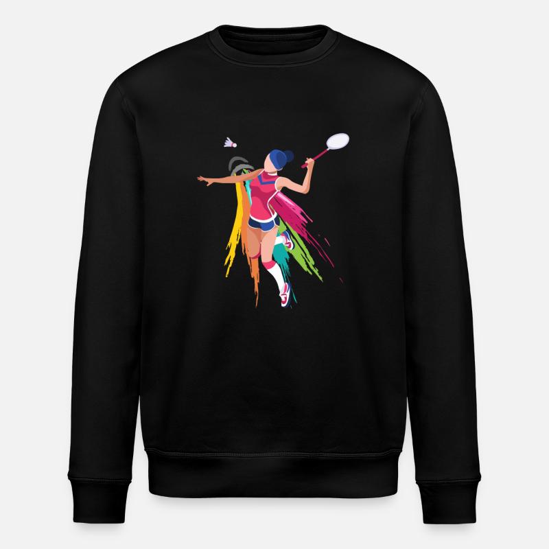 Badminton Women - Stanley/Stella Unisex Bio-Sweatshirt ROLLER - Schwarz