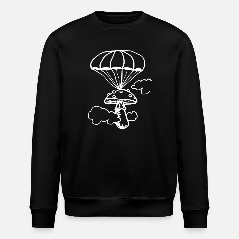 champignon flottant - Sweat bio ROLLER Stanley/Stella Unisexe - noir