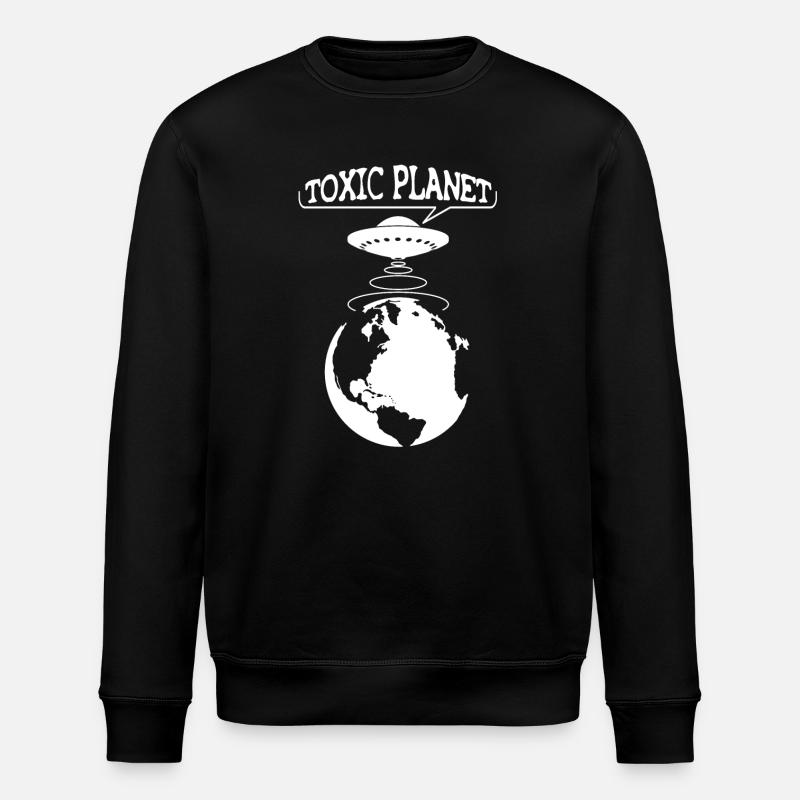 Toxic Planet - OVNI écologie - Sweat bio ROLLER Stanley/Stella Unisexe - noir