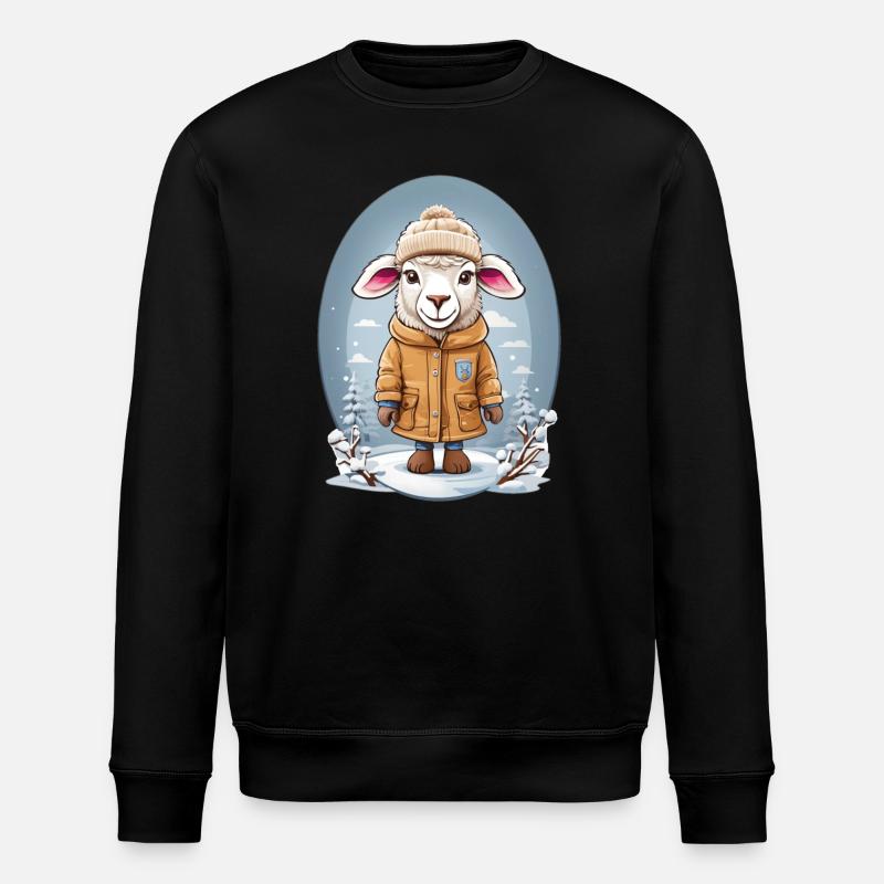 Mouton doux - Sweat bio ROLLER Stanley/Stella Unisexe - noir