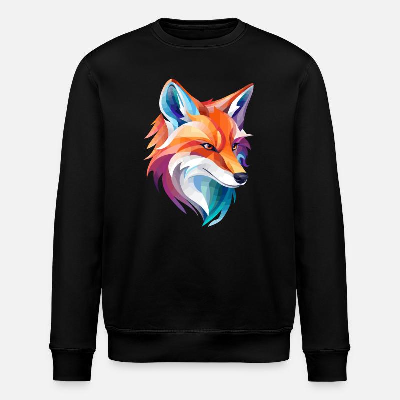 Fuchs Design - Stanley/Stella Unisex Bio-Sweatshirt ROLLER - Schwarz