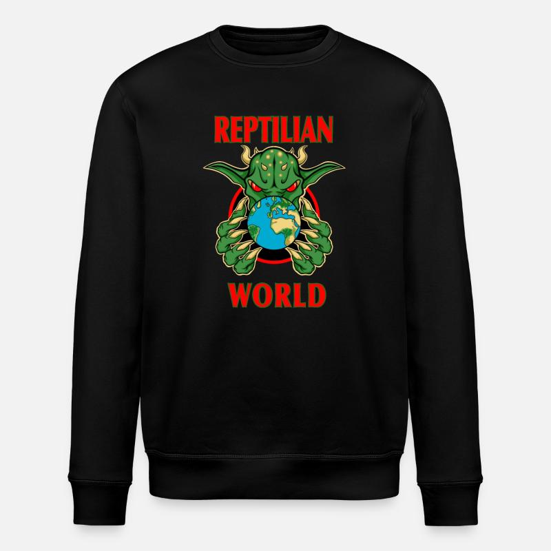 REPTILISCH - Stanley/Stella Unisex Bio-Sweatshirt ROLLER - Schwarz