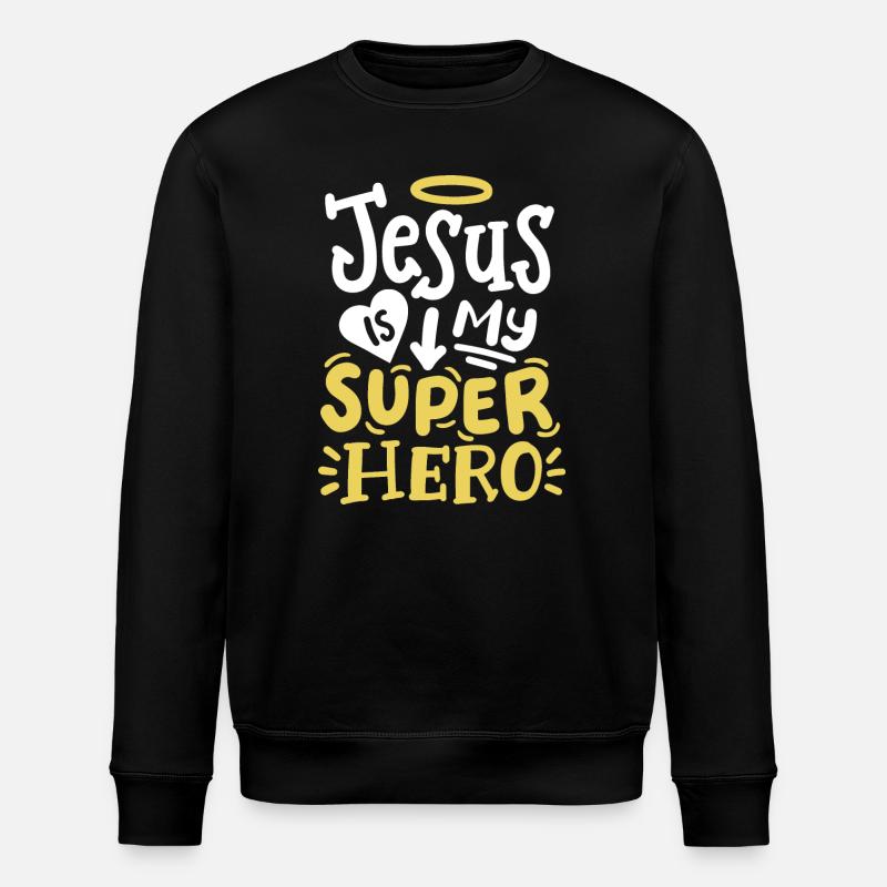 Christlich Glaube Religiös - Stanley/Stella Unisex Bio-Sweatshirt ROLLER - Schwarz