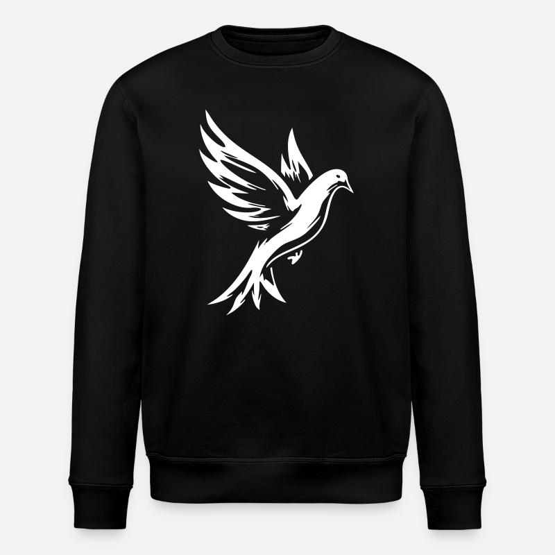 Weiße Taube – Symbol des Heiligen Geistes - Sweat bio ROLLER Stanley/Stella Unisexe - noir