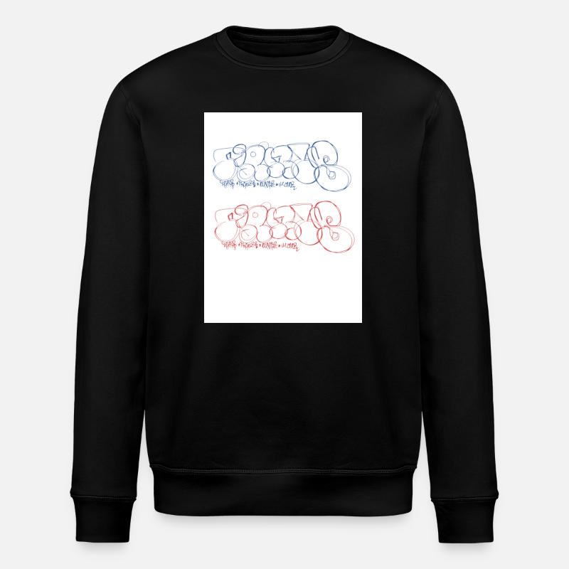 Paris Bubble Paris Throw-up Paris Graffiti - Stanley/Stella Unisex Bio-Sweatshirt ROLLER - Schwarz