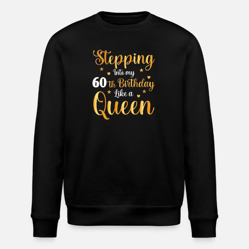 60e anniversaire Queen Design - Sweat bio ROLLER Stanley/Stella Unisexe - noir
